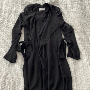 Babaton Flowy Trench Coat size medium black
